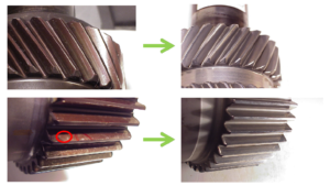 Repair of Helicopter Gears-repair images