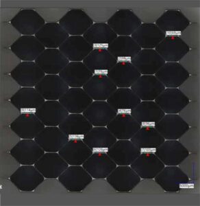 A6061-RAM2 honeycomb lattice after REM processing for extreme wall thickness reduction [9]